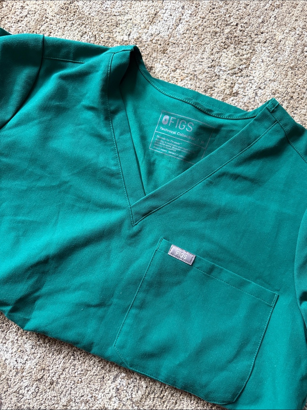Figs Women’s Catarina Top Medium Hunter Green